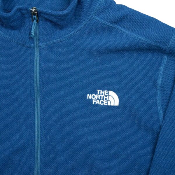 Pull polaires homme manches longues bleu The North Face Col Montant QWE3572