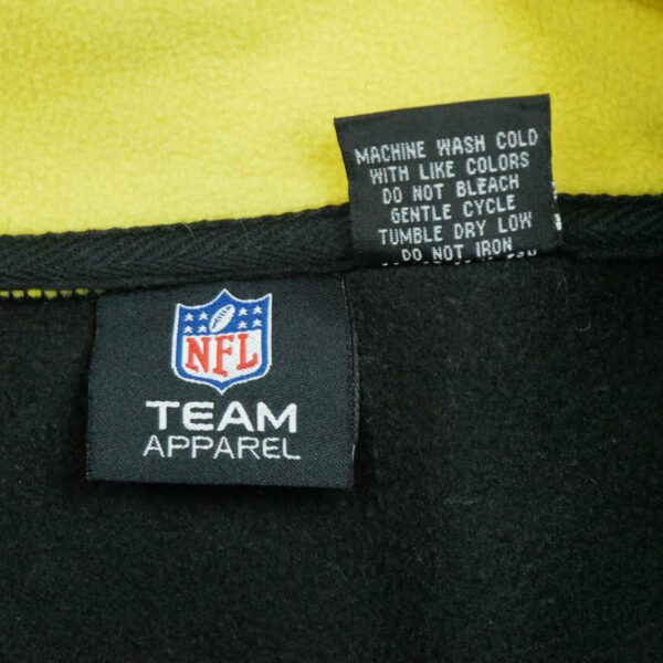 Pull polaires homme manches longues noir NFL Team Apparel Col Montant Equipe Pittsburgh Steelers QWE3837