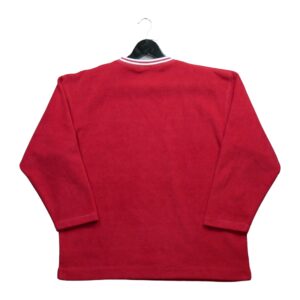 Pull polaires homme manches longues rouge Tommy Hilfiger Col Rond QWE3071