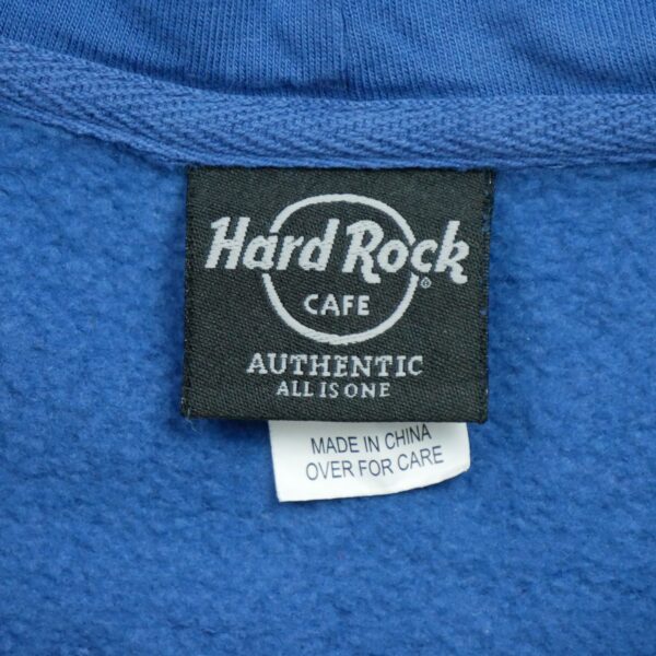 Sweat a capuche enfant manches longues bleu Hard Rock Cafe Col Rond QWE3328