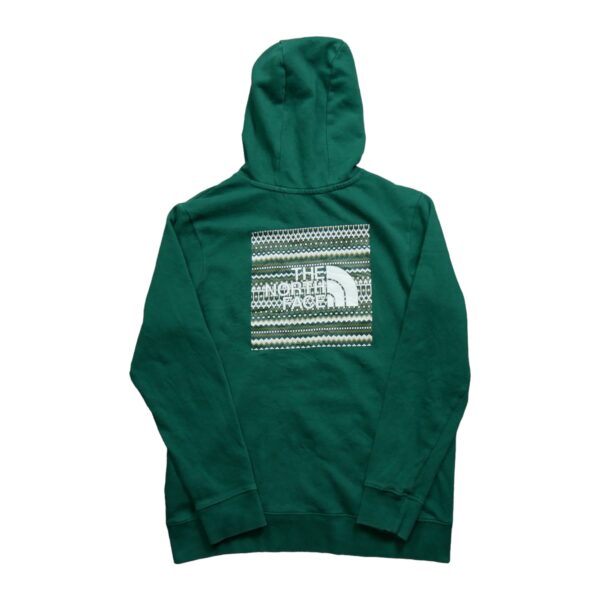 Sweat a capuche enfant manches longues vert The North Face Motif imprime Col Rond QWE1001