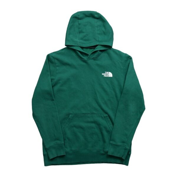 Sweat a capuche enfant manches longues vert The North Face Motif imprime Col Rond QWE1001