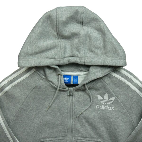 Sweat a capuche femme manches longues gris Adidas Col Montant QWE3586