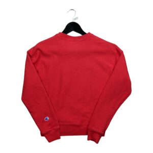 Sweat a capuche femme manches longues rouge Champion Col Rond QWE3712