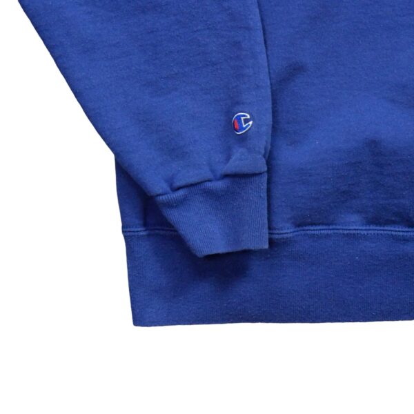 Sweat a capuche homme manches longues bleu Champion Col Rond QWE0547