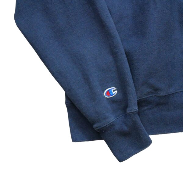 Sweat a capuche homme manches longues bleu Champion Motif imprime Col Rond QWE0388