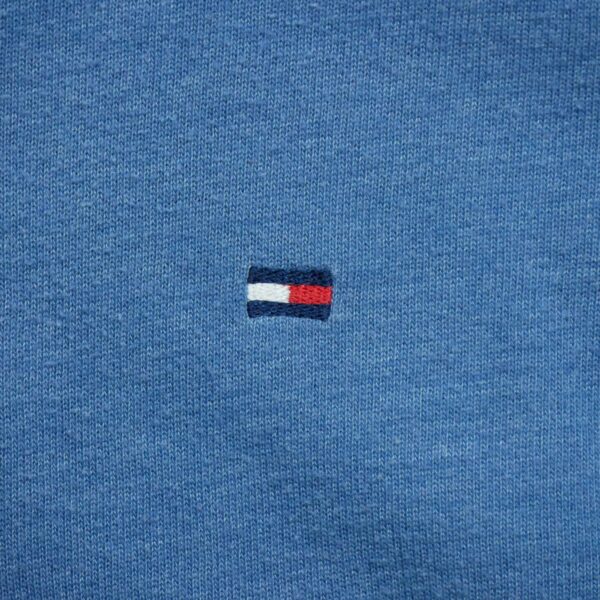 Sweat a capuche homme manches longues bleu clair Tommy Hilfiger Col Rond QWE0411