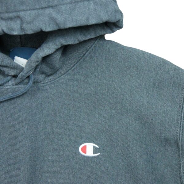 Sweat a capuche homme manches longues gris Champion Col Rond