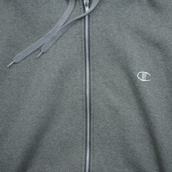 Sweat a capuche homme manches longues gris Champion Col Rond QWE1186