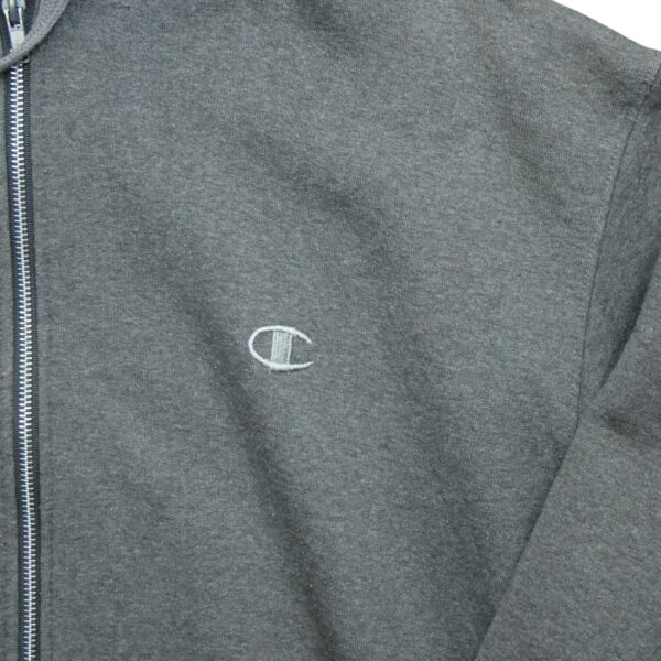 Sweat a capuche homme manches longues gris Champion Col Rond QWE1186