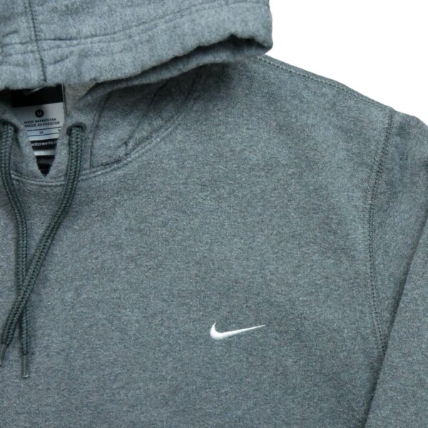 Sweat a capuche homme manches longues gris Nike Col Rond QWE3698