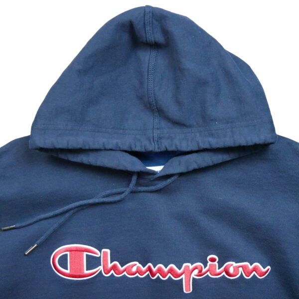 Sweat a capuche homme manches longues marine Champion Col Rond QWE3694