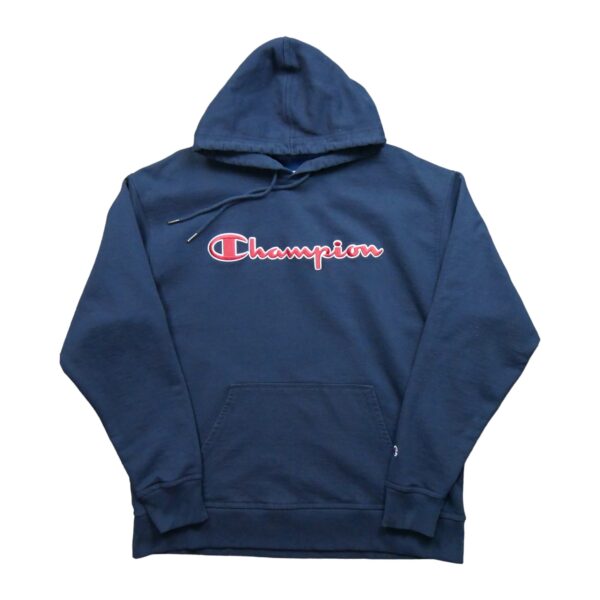 Sweat a capuche homme manches longues marine Champion Col Rond QWE3694