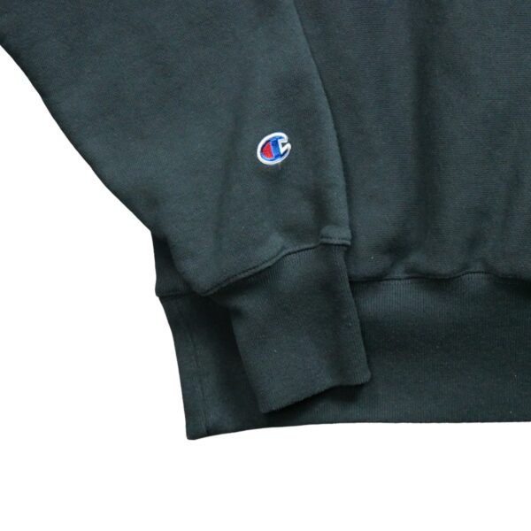 Sweat a capuche homme manches longues noir Champion Col Rond QWE3808