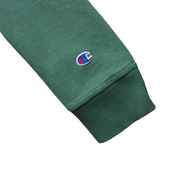 Sweat a capuche homme manches longues vert Champion Col Rond QWE3539