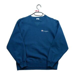 Sweat homme manches longues bleu Champion Col Rond QWE2188