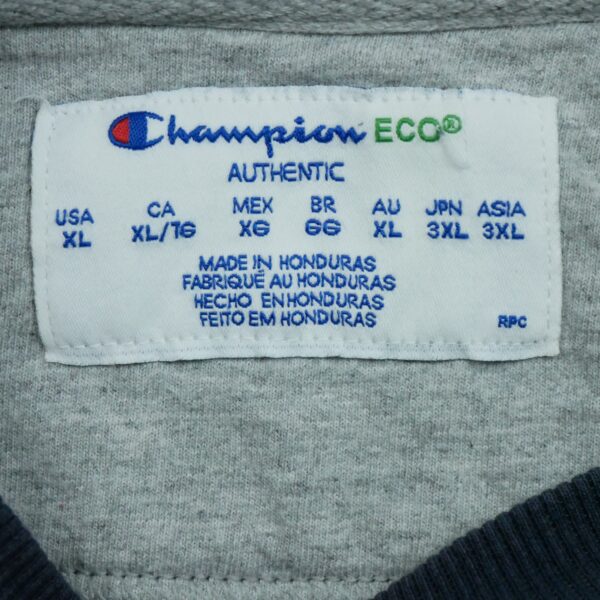 Sweat homme manches longues marine Champion Col Rond QWE1088