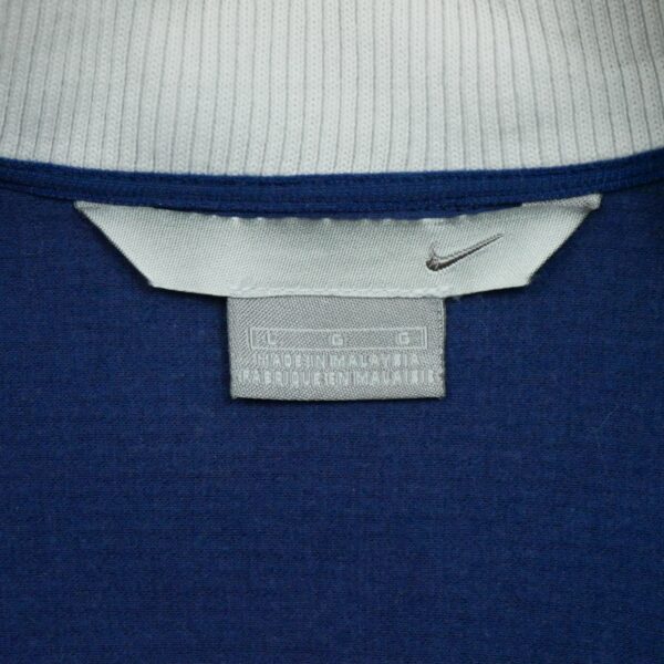 Sweat homme manches longues marine Nike Col Montant QWE1096