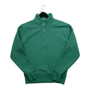 Sweat homme manches longues vert Champion Col Montant QWE3683