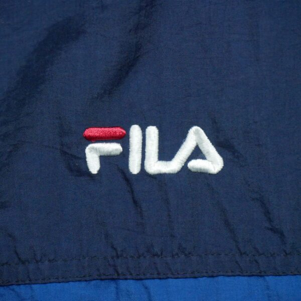 Veste legeres homme manches longues marine Fila Col Montant QWE1246