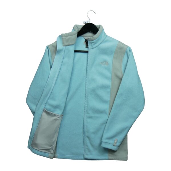 Veste polaires enfant manches longues bleu clair The North Face Col Montant QWE3306