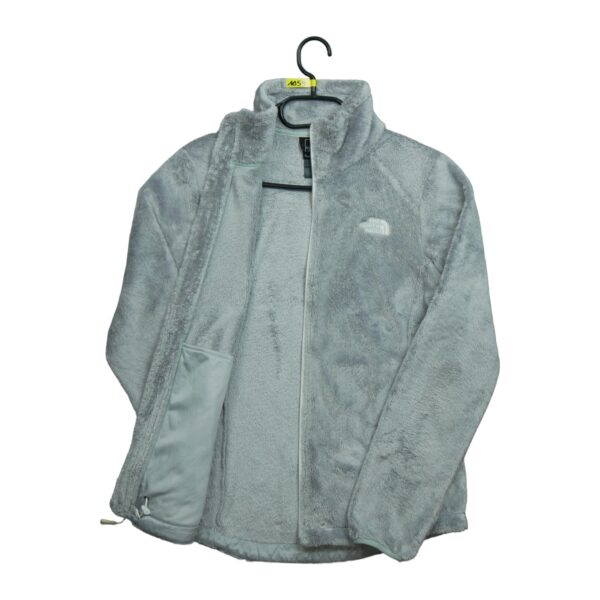 Veste polaires femme manches longues gris The North Face Col Montant QWE1059