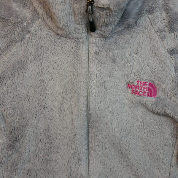 Veste polaires femme manches longues gris The North Face Col Montant QWE1247