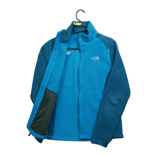 Veste polaires femme manches longues turquoise The North Face Col Montant QWE1222