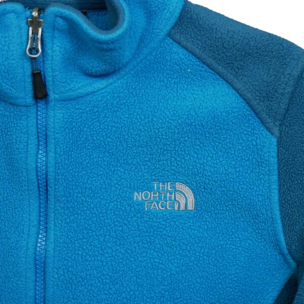 Veste polaires femme manches longues turquoise The North Face Col Montant QWE1222