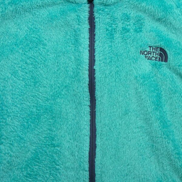 Veste polaires femme manches longues turquoise The North Face Col Montant QWE2181