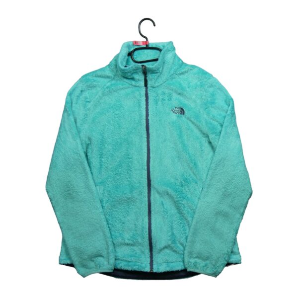 Veste polaires femme manches longues turquoise The North Face Col Montant QWE2181