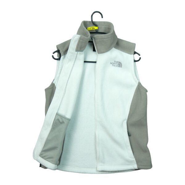 Veste polaires femme sans manches blanc The North Face Col Montant QWE1234