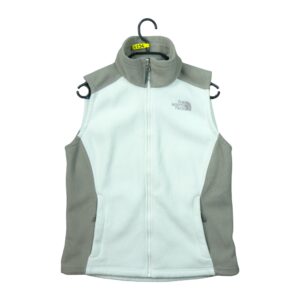 Veste polaires femme sans manches blanc The North Face Col Montant QWE1234