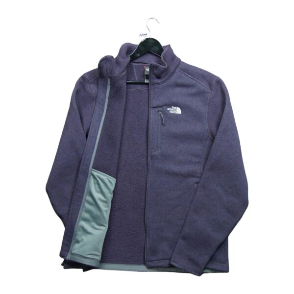 Veste polaires homme manches longues violet The North Face Col Montant QWE3706