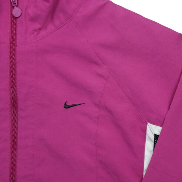 Coupe vent femme manches longues rose Nike Col Montant QWE3404