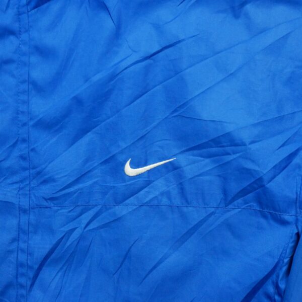 Coupe vent homme manches longues bleu Nike Col Montant QWE1209