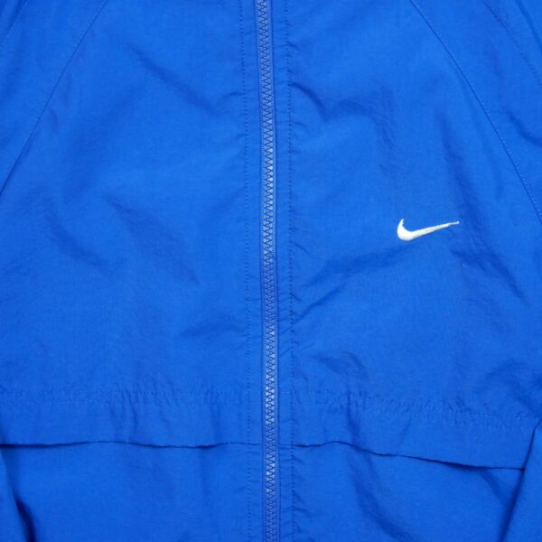 Coupe vent homme manches longues bleu Nike Col Montant QWE3667