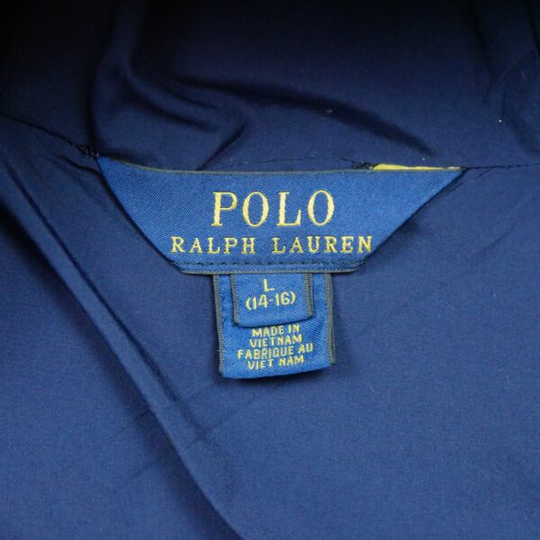 Doudoune enfant manches longues marine Polo Ralph Lauren Col Montant QWE2290