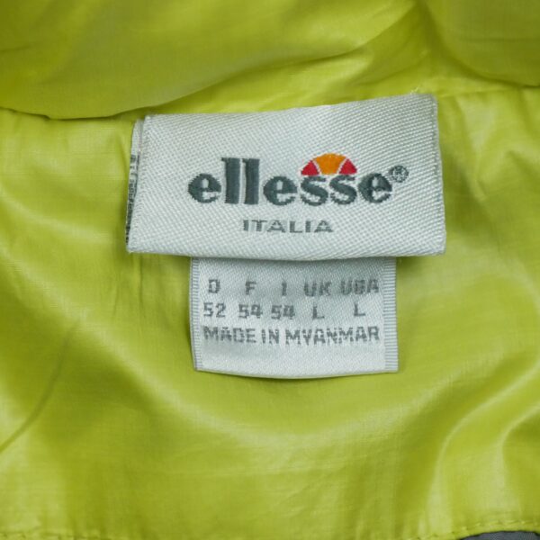 Doudoune femme manches longues jaune ellesse Col Montant QWE0016