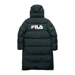 Doudoune femme manches longues noir Fila Col Montant QWE3174