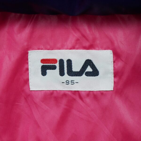 Doudoune femme manches longues violet Fila Col Montant QWE3698