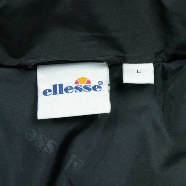 Doudoune homme manches longues noir ellesse Col Montant QWE0339