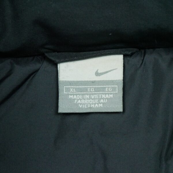 Doudoune homme manches longues noir Nike Col Montant QWE1156