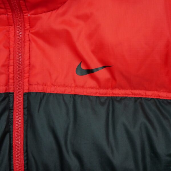 Doudoune homme manches longues rouge Nike Col Montant QWE0468