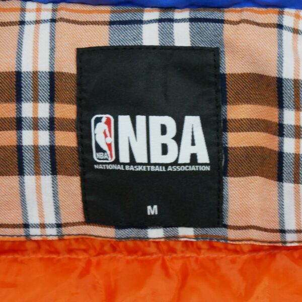 Doudoune homme sans manches bleu NBA Equipe Knicks de New York QWE1116