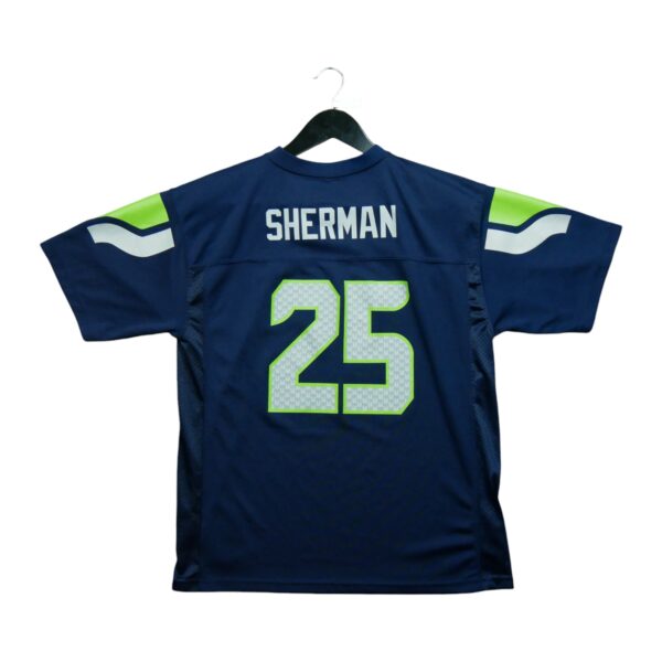 Maillot manches courtes enfant marine NFL Team Apparel Equipe Seattle Seahawks QWE3375