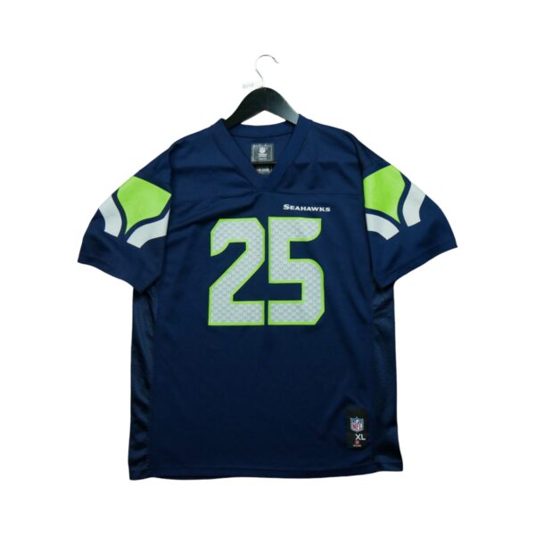 Maillot manches courtes enfant marine NFL Team Apparel Equipe Seattle Seahawks QWE3375