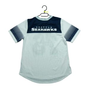 Maillot manches courtes femme blanc NFL Team Apparel Equipe Seattle Seahawks QWE1553