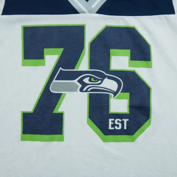 Maillot manches courtes femme blanc NFL Team Apparel Equipe Seattle Seahawks QWE1553