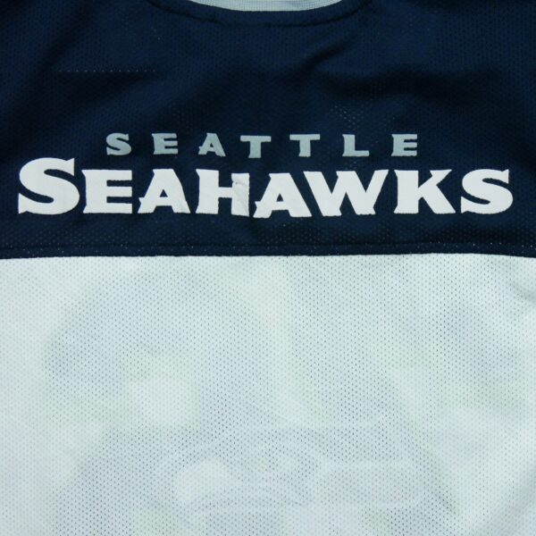 Maillot manches courtes femme blanc NFL Team Apparel Equipe Seattle Seahawks QWE1553